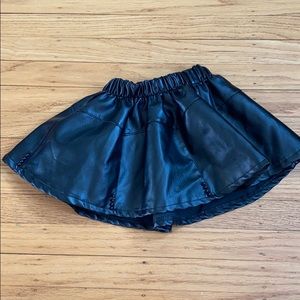 Faux Leather Skirt